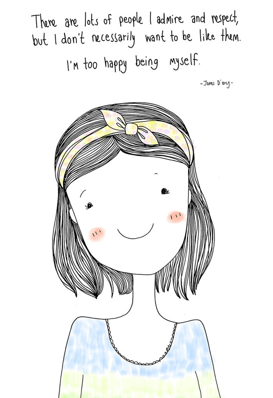 短发也可以很美：女孩捐掉长发后画的励志明信片