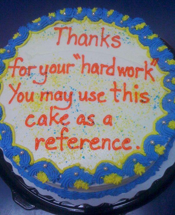 离别恨：送给离职同事的创意蛋糕（组图）