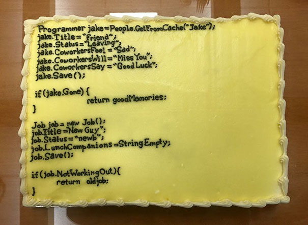 离别恨：送给离职同事的创意蛋糕（组图）