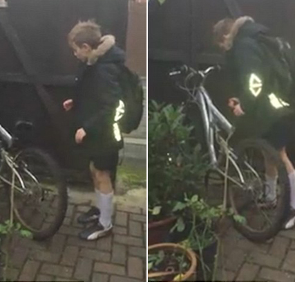 英国男孩自行车失而复得 小偷良心发现归还男孩最后的礼物