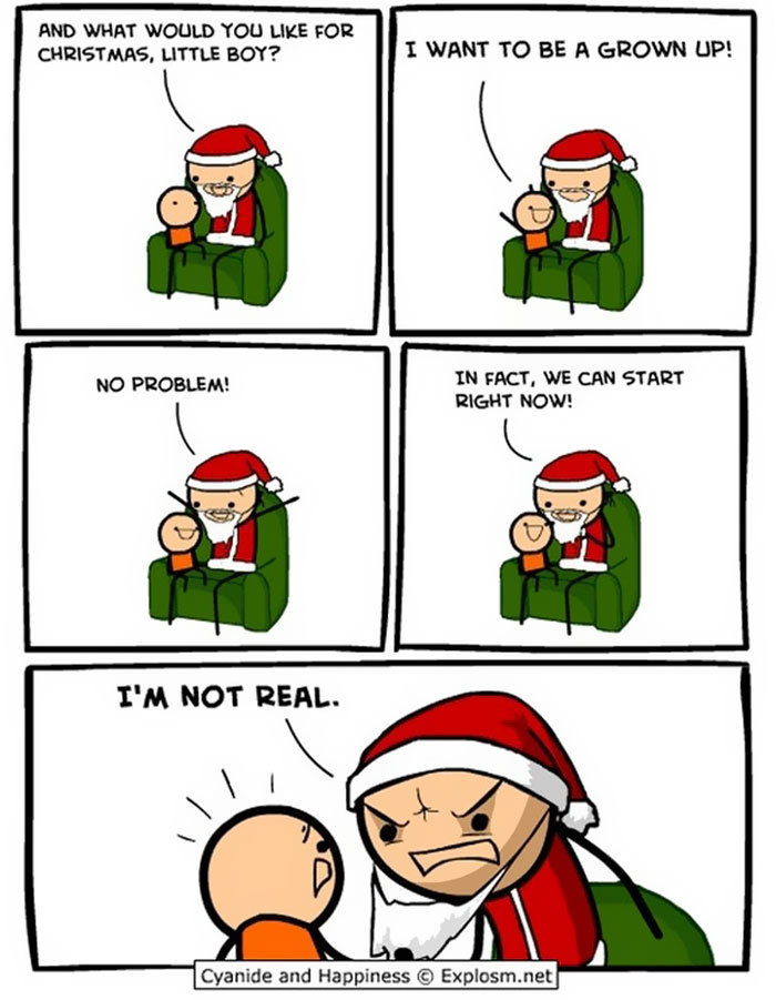最搞笑的圣诞漫画（组图）