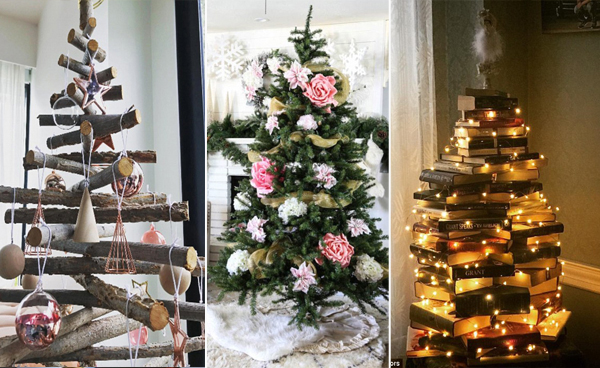 还在摆放传统的圣诞树？快来试试圣诞“枕”、圣诞“书”和圣诞“花”！