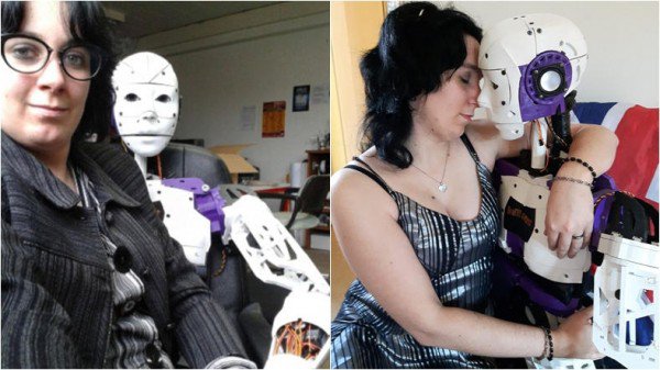 法国女子爱上3D打印机器人并想要与之结婚