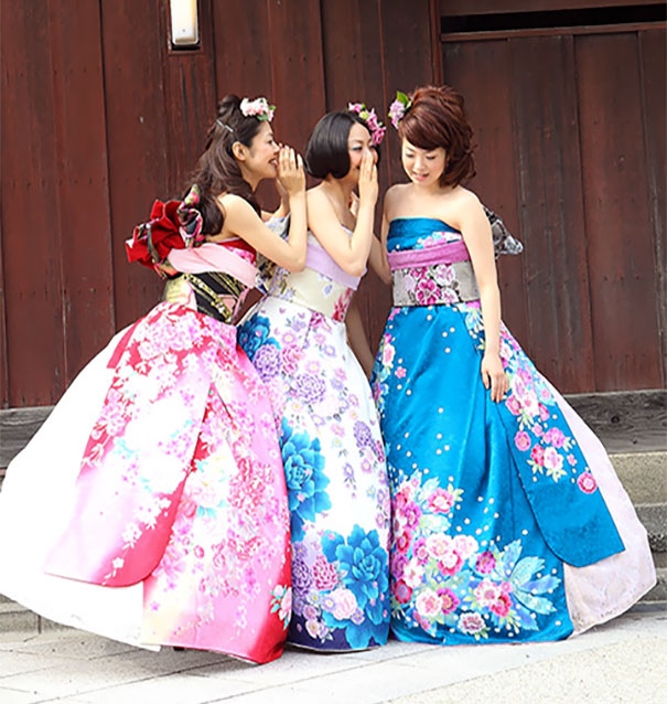 日本新娘告诉你：和服还可以这么穿（组图）