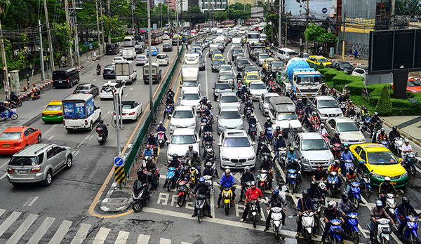 全球交通拥堵排行榜出炉 泰国曼谷居首