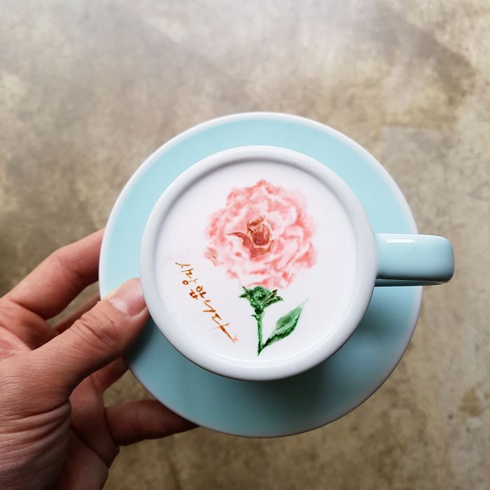 你见过这么漂亮的花式咖啡吗（组图）