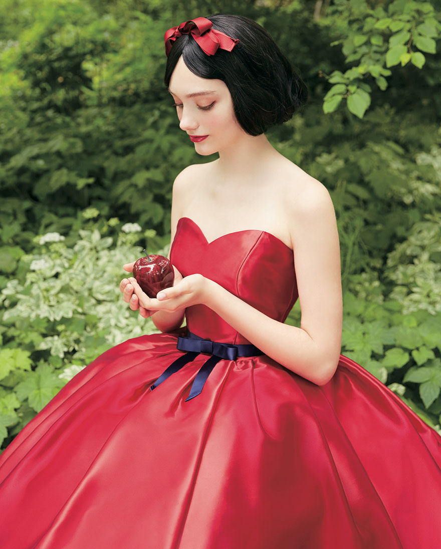 惊艳！日本婚纱公司为新娘创作最美原版迪士尼公主裙（组图）