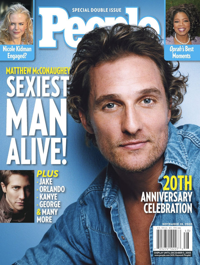 《人物》杂志历年最性感男士 你最喜欢哪位？（组图）