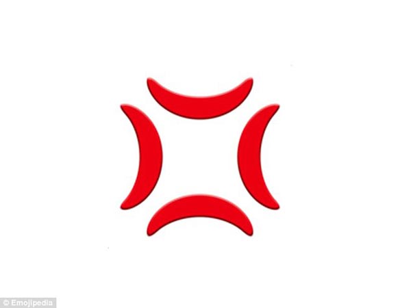 红色生气emoji图片