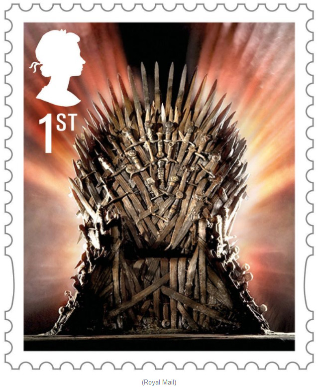 快来围观：英国皇家邮政发行的“权力的游戏”邮票（组图）
