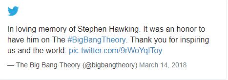 著名物理学家史蒂芬·霍金去世