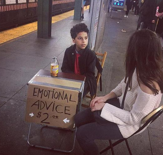 纽约地铁惊现11岁情感治疗师