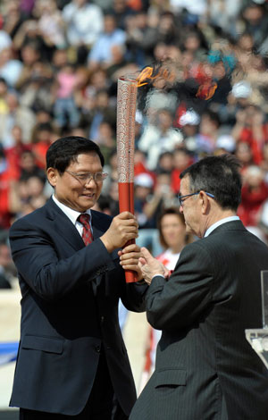 Olympic Flame to arrive in China