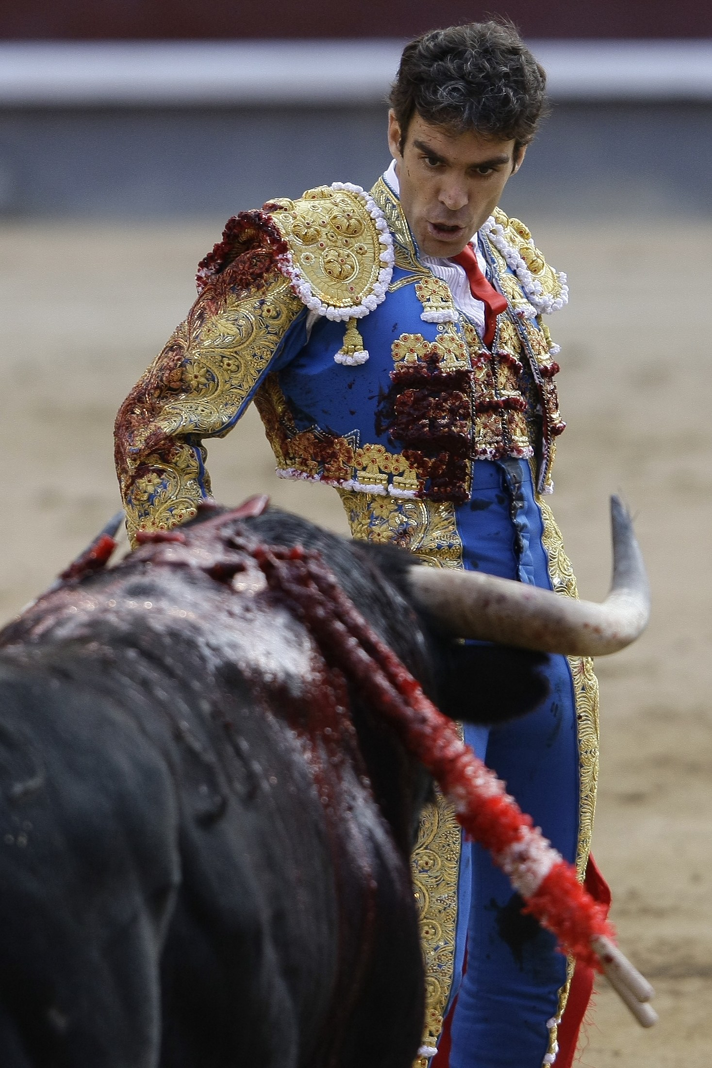 Bullfight in Madrid's Las Ventas bullring