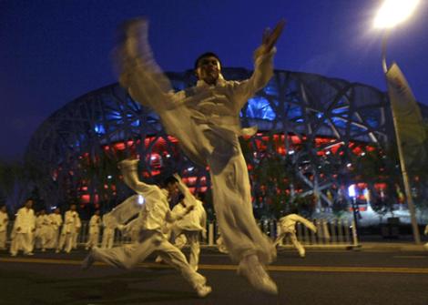 Last rehearsal for the opening ceremony of the Beijing Olympic Games