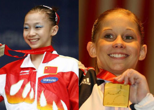 The ten most wanted pairs of female athletes from home and abroad