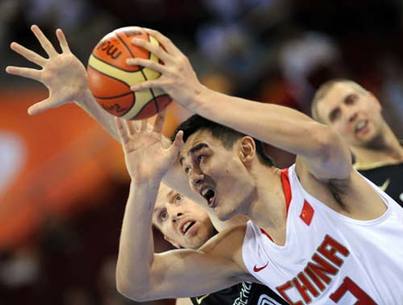 Chinese hoopsters ousted German basketball team