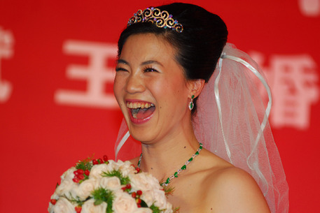 Olympic table tennis champion Wang gets married
