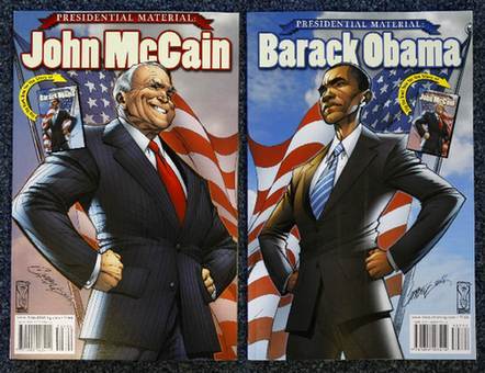 Comic books of Obama and McCain to hit market