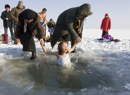 Take a dip into icy waters on Epiphany