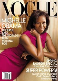 米歇尔•奥巴马登《Vogue》封面