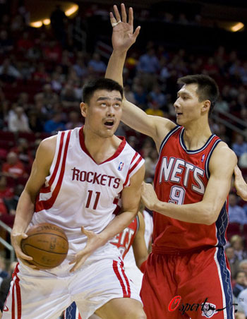 4th Yao-Yi Chinese derby staged in NBA