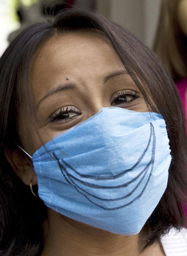 Masks in global fashion amid swine flu
