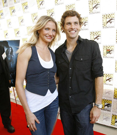 Cameron Diaz and James Marsden at the 40th annual Comic Con Convention