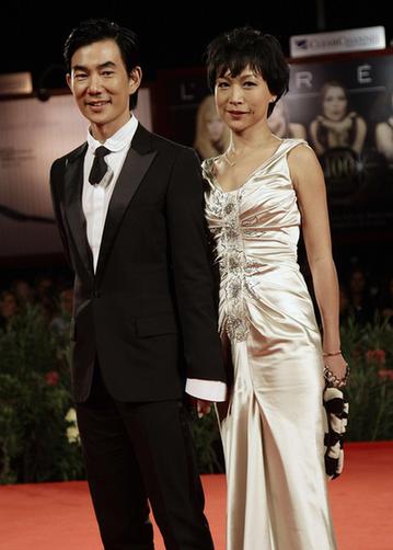 Chinese movie stars on red carpet at Venice