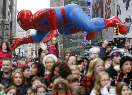 Macy's Thanksgiving day parade in New York