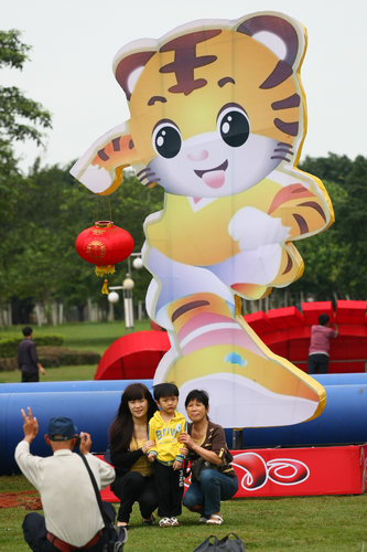 Tiger ubiquitous as China embraces Year of Tiger