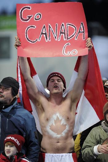 Fans at the Vancouver 2010 Winter Olympics