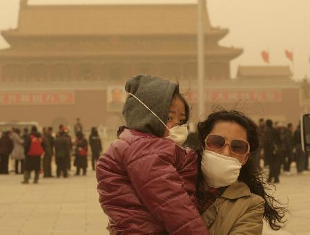 Severe sandstorm hits north China