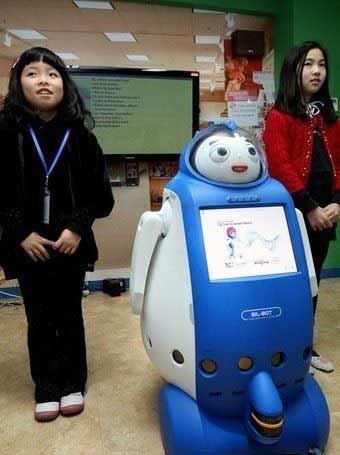 韩国：机器人老师受学生热捧