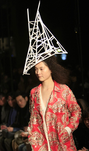 Models at Japan Fashion Week in Tokyo