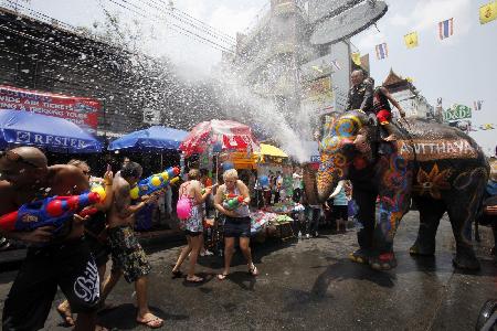 Thailand celebrates Songkran Festival