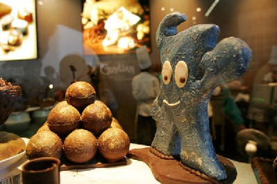 Belgium chocolate on display at Shanghai Expo