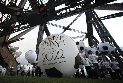 Sydney holds Breakfast on the Bridge event for 2022 WC bid
