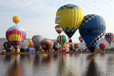 Hot Air Balloons Festival in Mexico