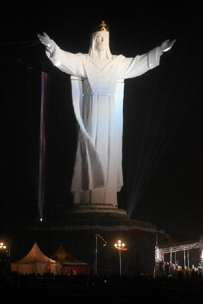 World tallest statue of Jesus unveiled in Poland