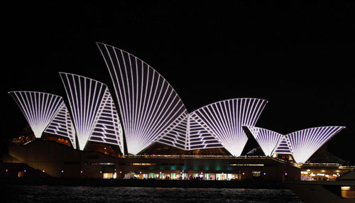 Vivid Sydney, a festival of light and music