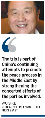 中国中东问题特使吴思科：中国将为中东和平持续努力