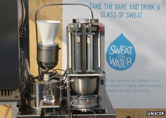 瑞典研发新机 能把汗水变成饮用水
