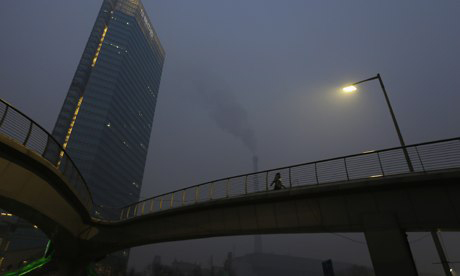 中国燃煤的排放量导致“25万人过早死亡”