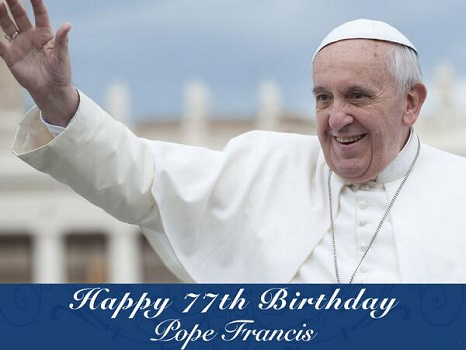 教皇77岁生日 与流浪者共进早餐作为庆祝活动