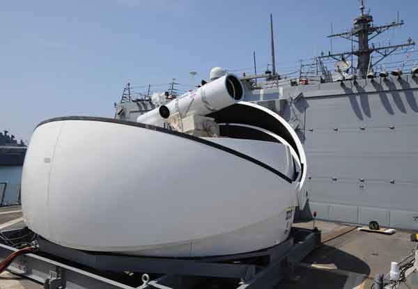 美海军将部署激光武器 准备海上“星球大战”